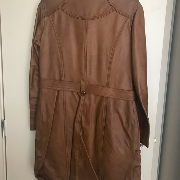 Brand new Leather coat Size M-L - Picture 8 of 10